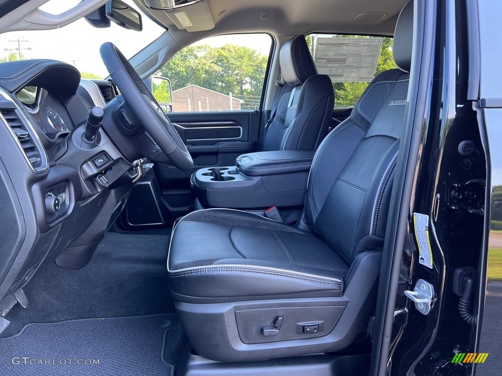 Black Interior 2023 Ram 2500 Laramie Crew Cab 4x4 Photo #146272360