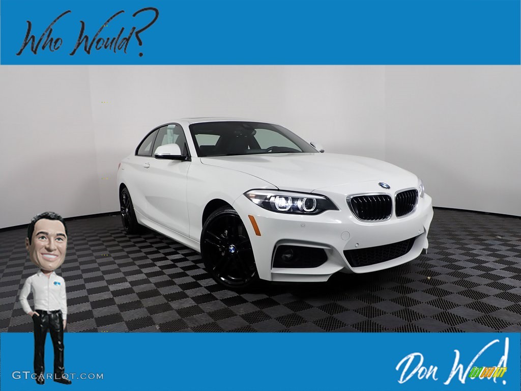 2020 2 Series 230i xDrive Coupe - Alpine White / Black photo #1