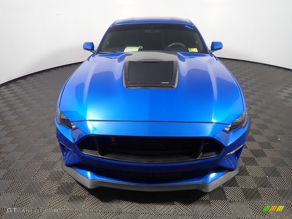 2019 Mustang GT Premium Fastback - Velocity Blue / Ebony photo #5