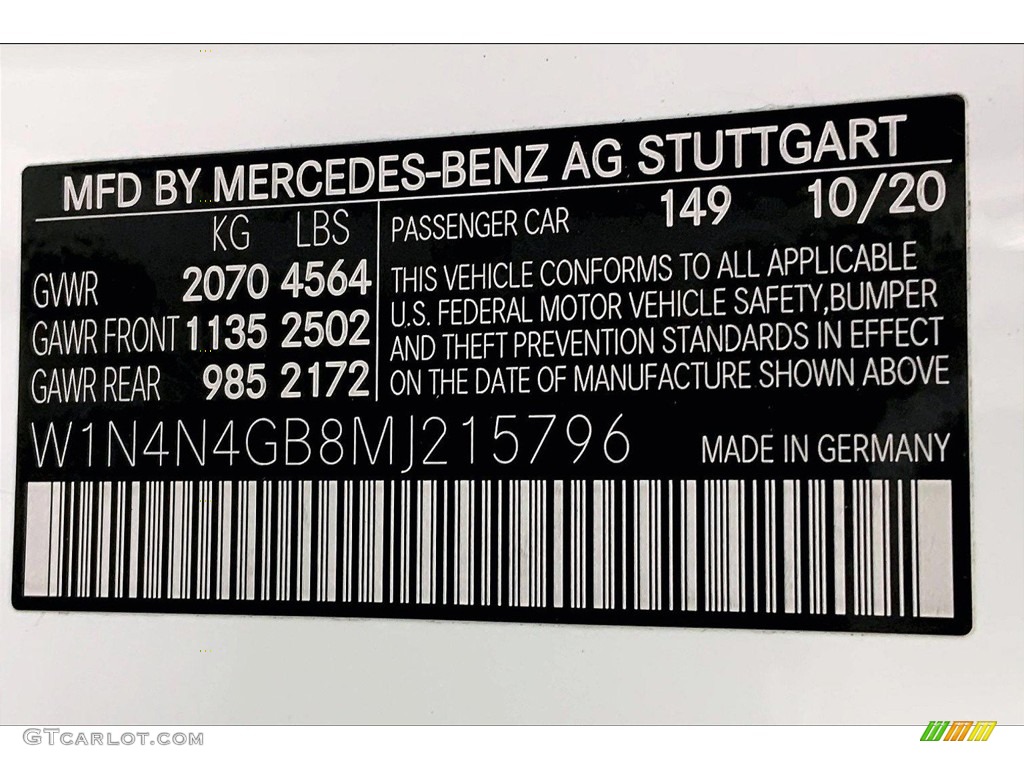 2021 GLA 250 - Polar White / Black photo #32