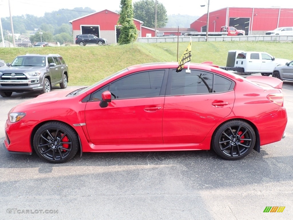 Pure Red 2020 Subaru WRX Limited Exterior Photo #146273429