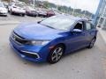 Aegean Blue Metallic - Civic LX Sedan Photo No. 4