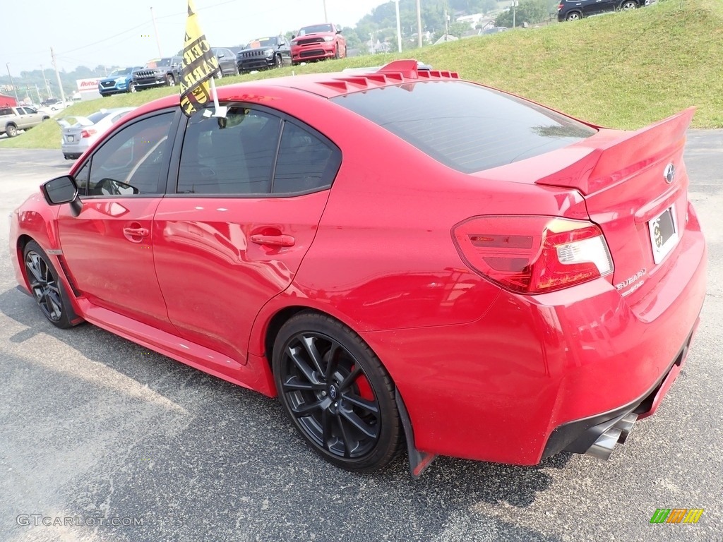 2020 WRX Limited - Pure Red / Carbon Black photo #3