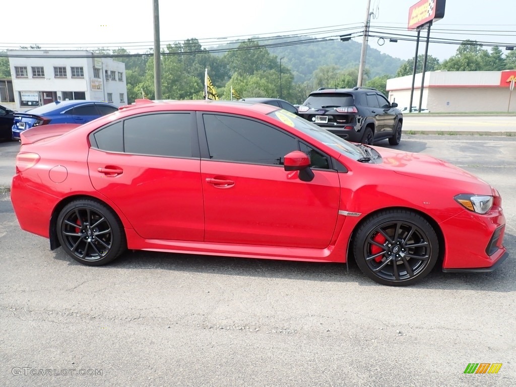 2020 WRX Limited - Pure Red / Carbon Black photo #7