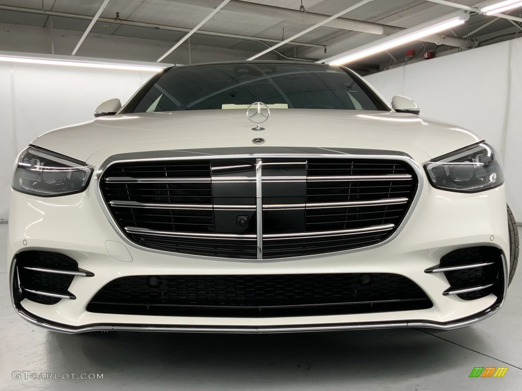 2023 S 500 4Matic Sedan - Diamond White / Black photo #8