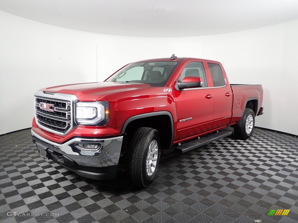 Cardinal Red 2019 GMC Sierra 1500 Limited SLE Double Cab 4WD Exterior Photo #146274467