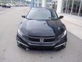 2020 Crystal Black Pearl Honda Civic EX Sedan  photo #2