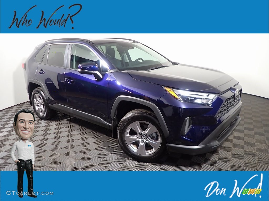 2022 RAV4 XLE AWD - Blueprint / Black photo #1