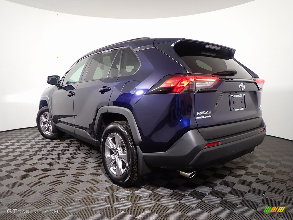 2022 RAV4 XLE AWD - Blueprint / Black photo #10