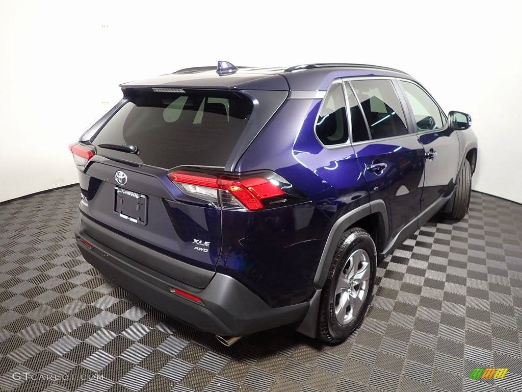 2022 RAV4 XLE AWD - Blueprint / Black photo #17