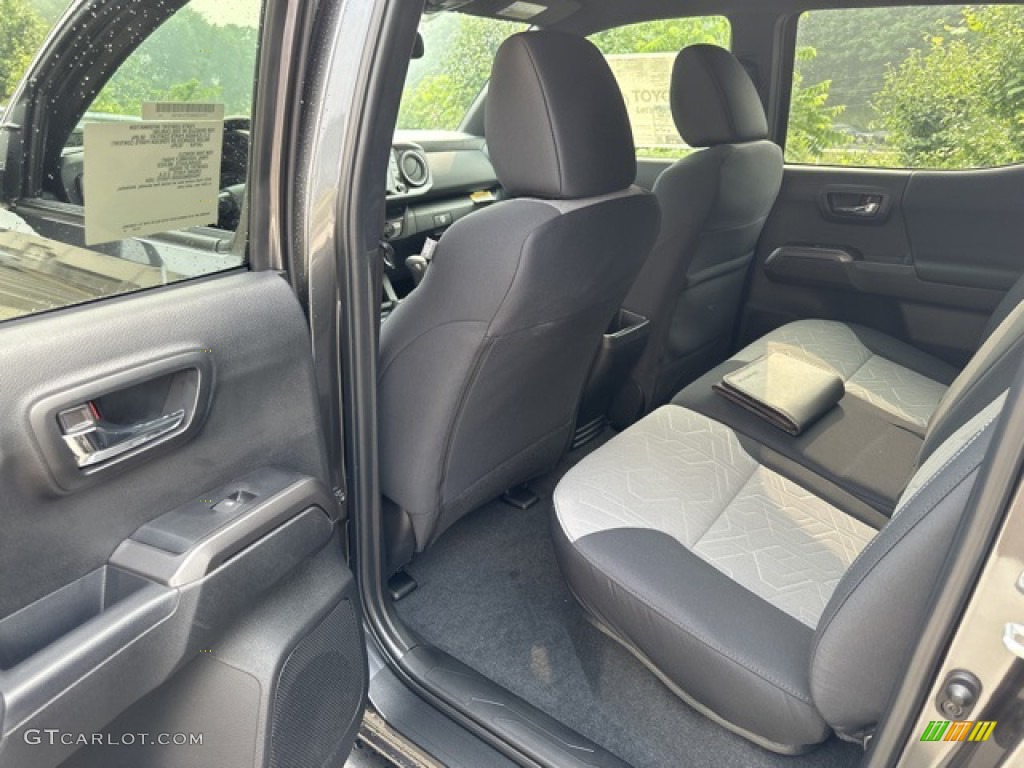 Black/Cement Interior 2023 Toyota Tacoma TRD Off Road Double Cab 4x4 Photo #146275487