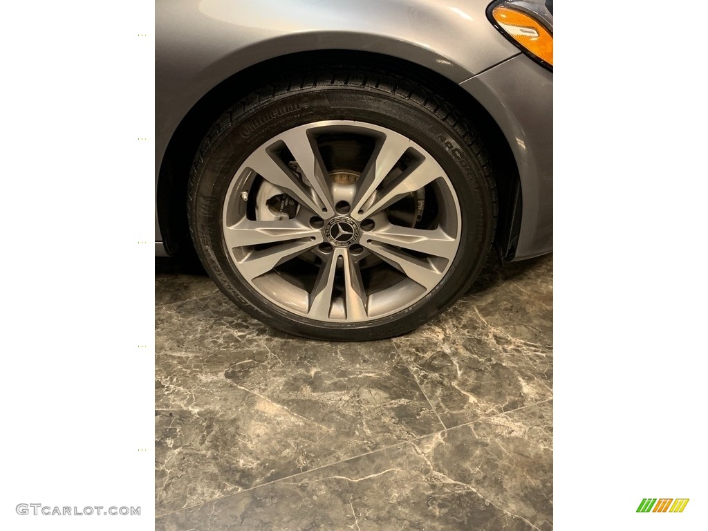 2018 C 300 4Matic Sedan - Selenite Grey Metallic / Black photo #7