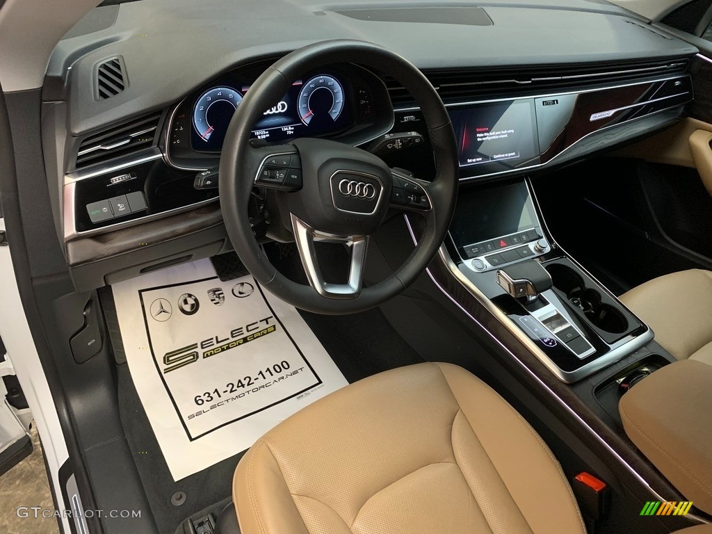Saiga Beige Interior 2021 Audi Q8 55 Premium Plus quattro Photo #146276102