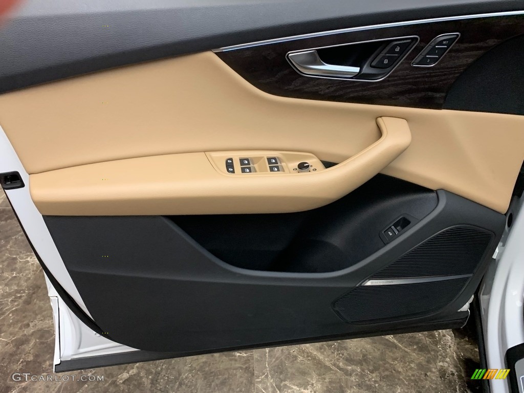 2021 Audi Q8 55 Premium Plus quattro Saiga Beige Door Panel Photo #146276129