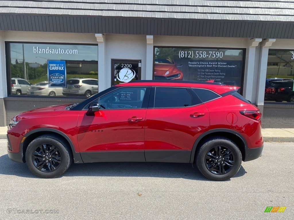 2021 Blazer LT AWD - Cherry Red Tintcoat / Jet Black photo #1