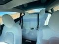 2019 Tesla Model 3 Black and White Interior Rear Seat Photo