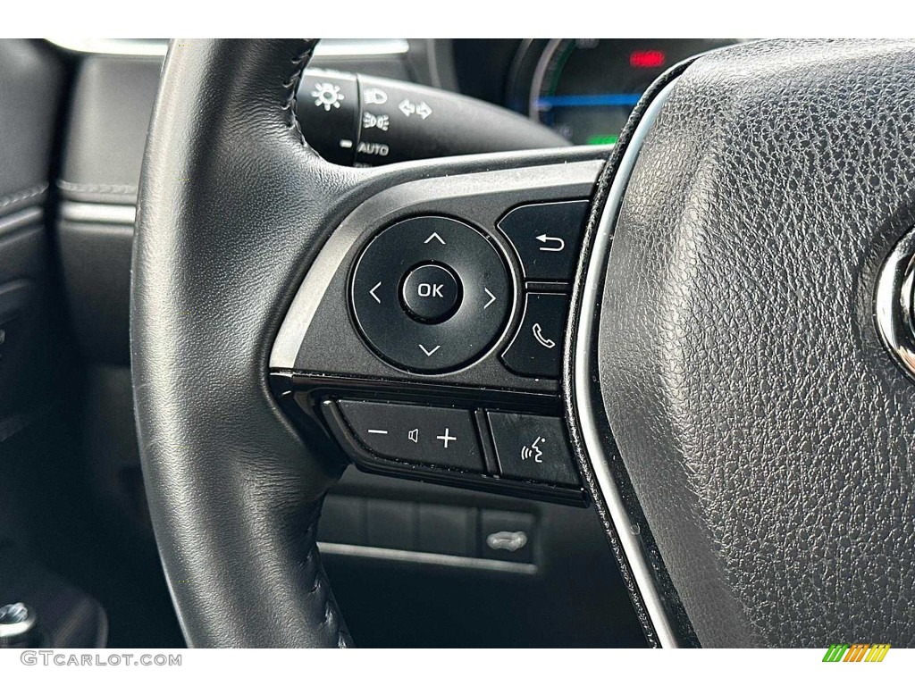 2022 Toyota Venza Hybrid XLE AWD Black Steering Wheel Photo #146277441
