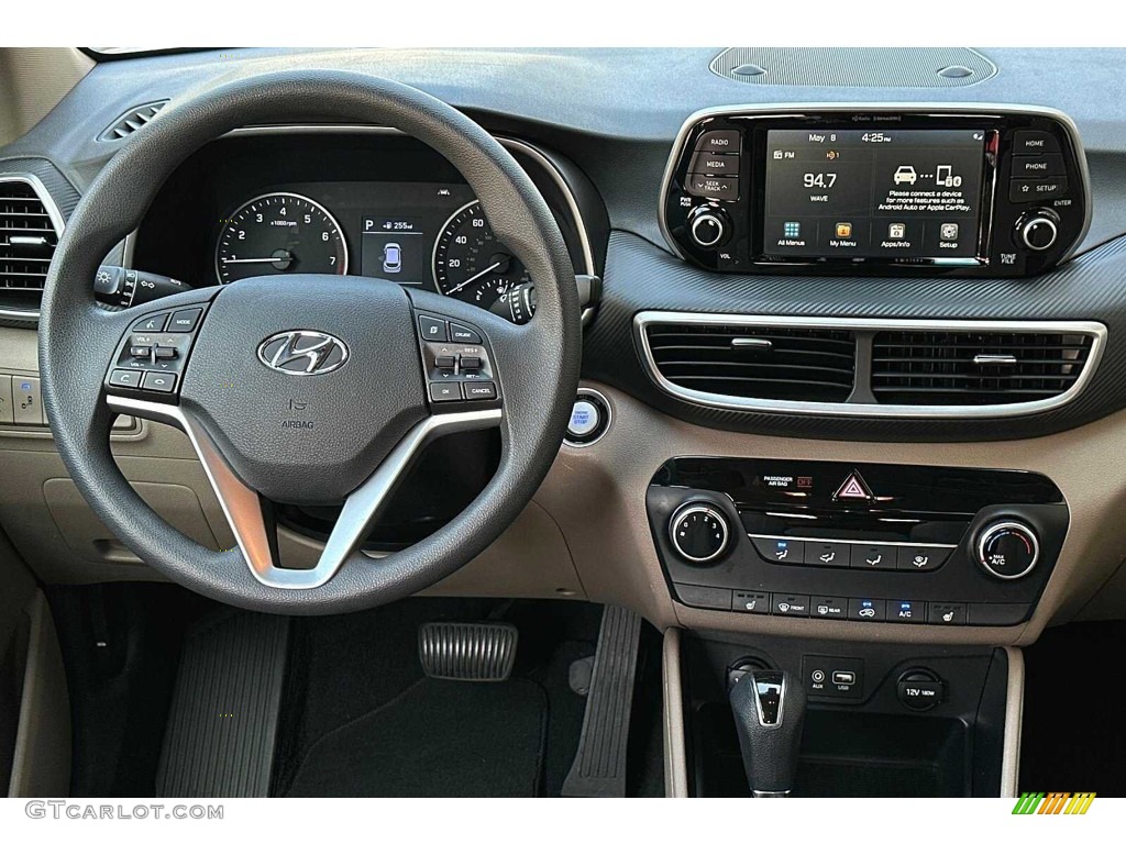 2021 Hyundai Tucson Value Beige Dashboard Photo #146277783