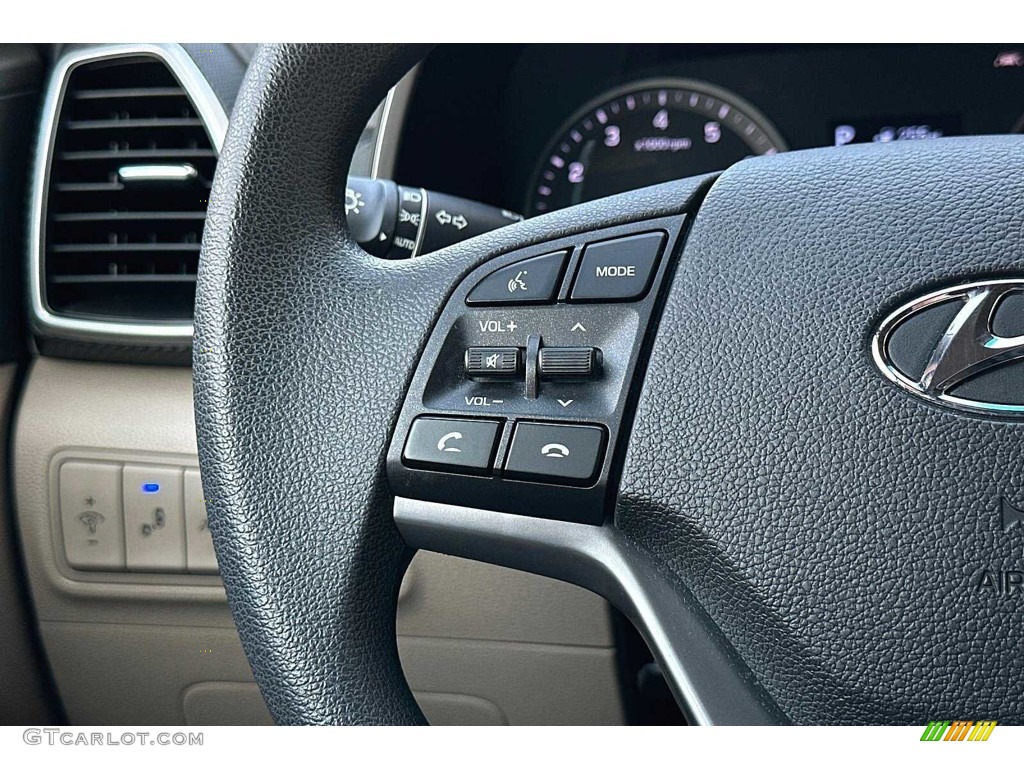 2021 Hyundai Tucson Value Beige Steering Wheel Photo #146277918