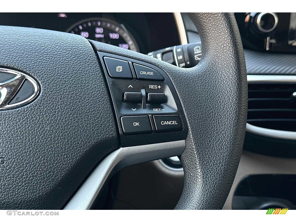2021 Hyundai Tucson Value Beige Steering Wheel Photo #146277933