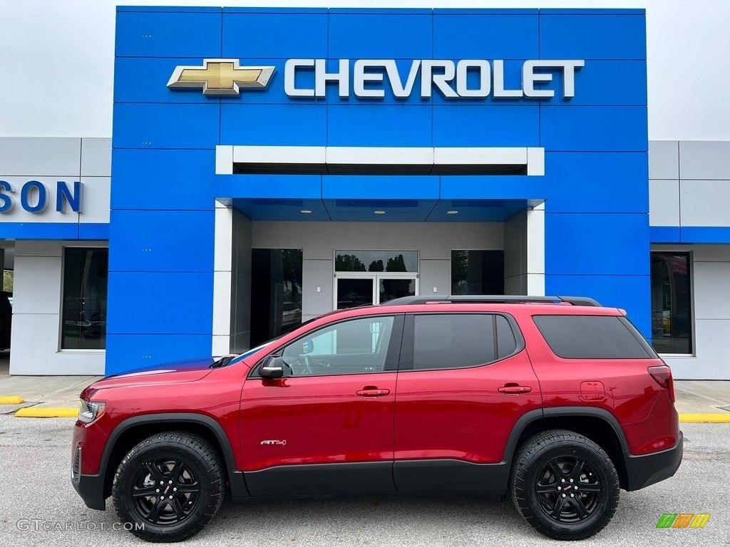 Cayenne Red Tintcoat 2022 GMC Acadia AT4 AWD Exterior Photo #146278186