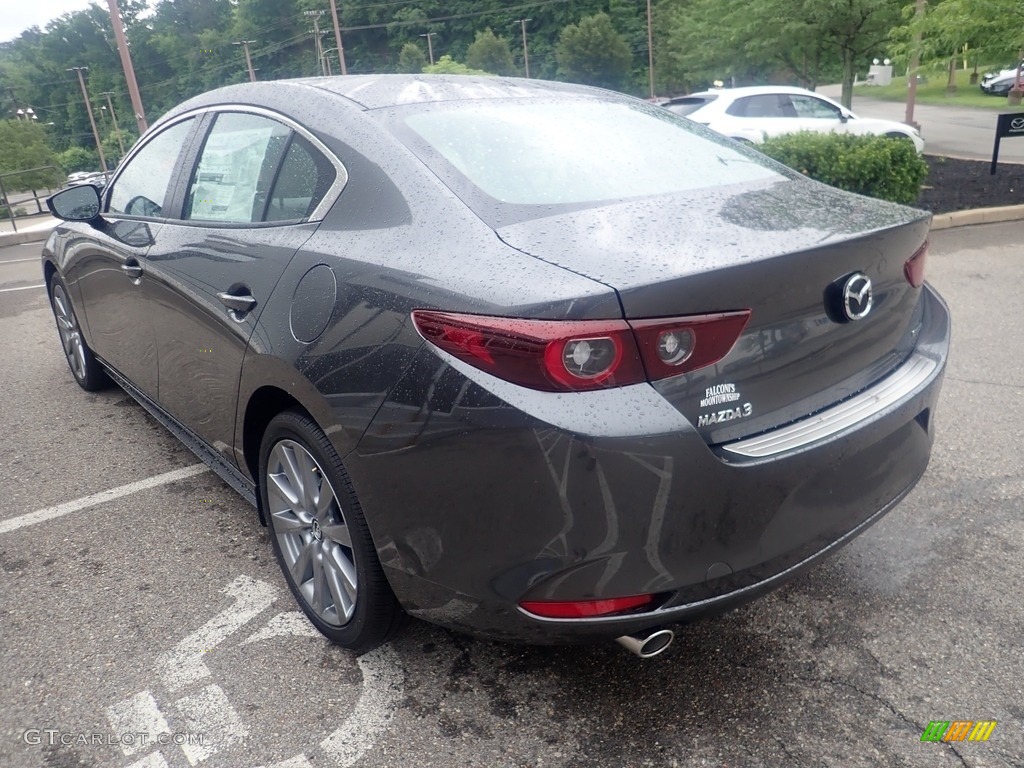 2023 Mazda3 2.5 S Preferred Sedan - Machine Gray Metallic / Greige photo #4