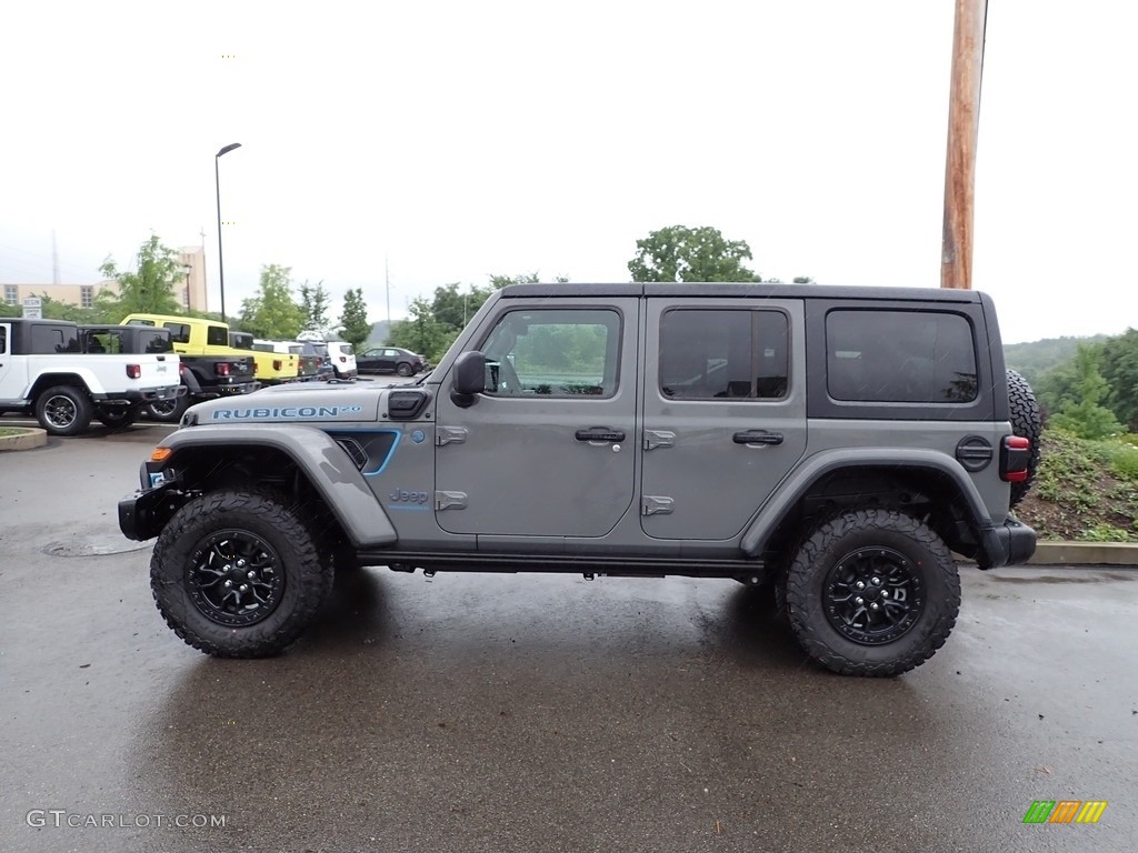 Sting-Gray 2023 Jeep Wrangler Unlimited Rubicon 4XE 20th Anniversary Hybrid Exterior Photo #146278720
