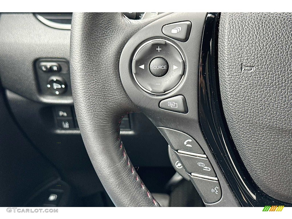 2020 Honda Ridgeline Black Edition AWD Black Steering Wheel Photo #146278834