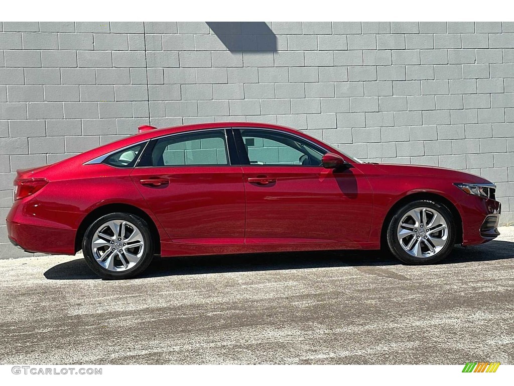 2018 Accord LX Sedan - Radiant Red Metallic / Gray photo #3