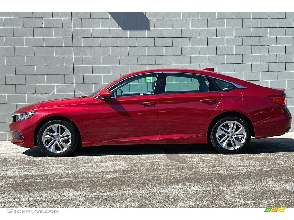 2018 Accord LX Sedan - Radiant Red Metallic / Gray photo #7