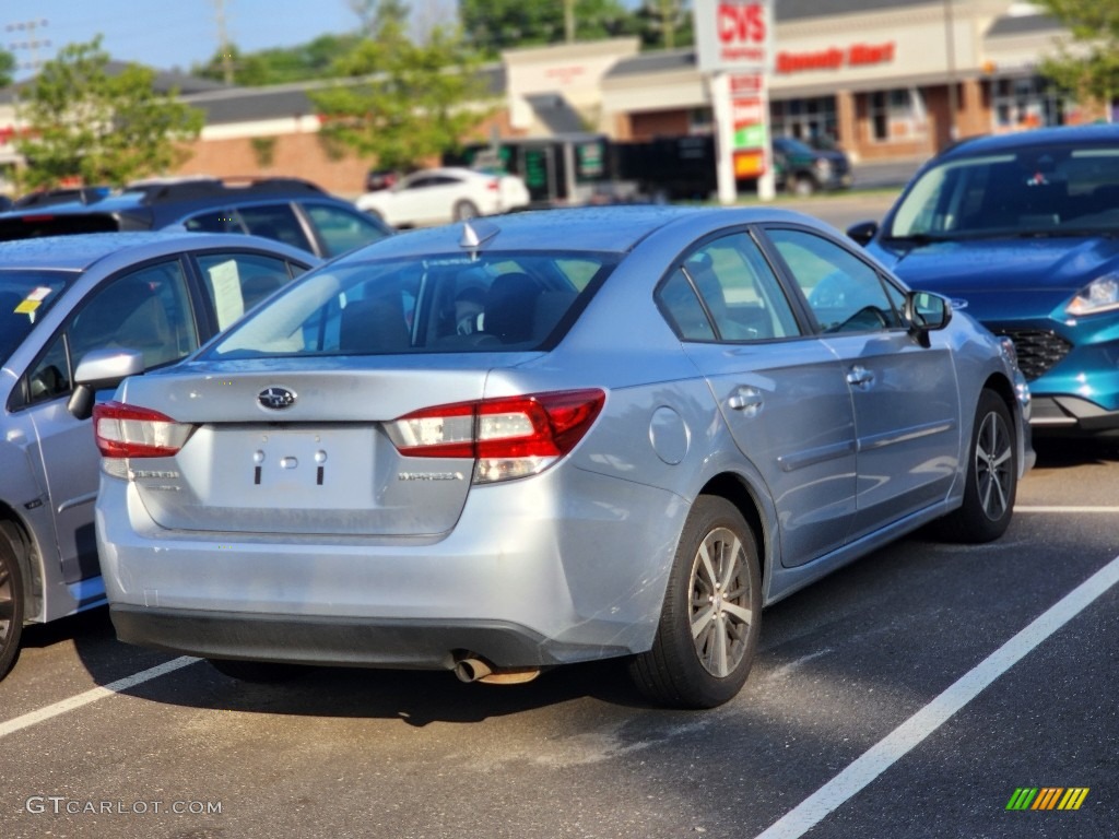 2021 Impreza Premium Sedan - Ice Silver Metallic / Black photo #3