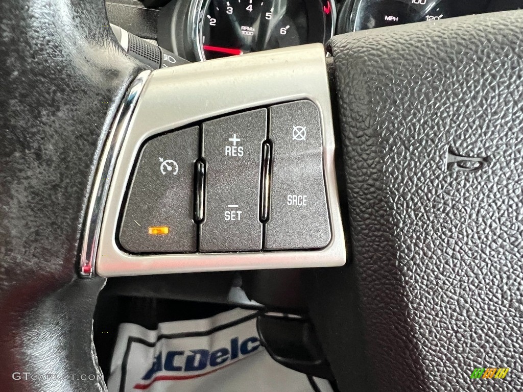 2013 Cadillac CTS Coupe Ebony Steering Wheel Photo #146279239