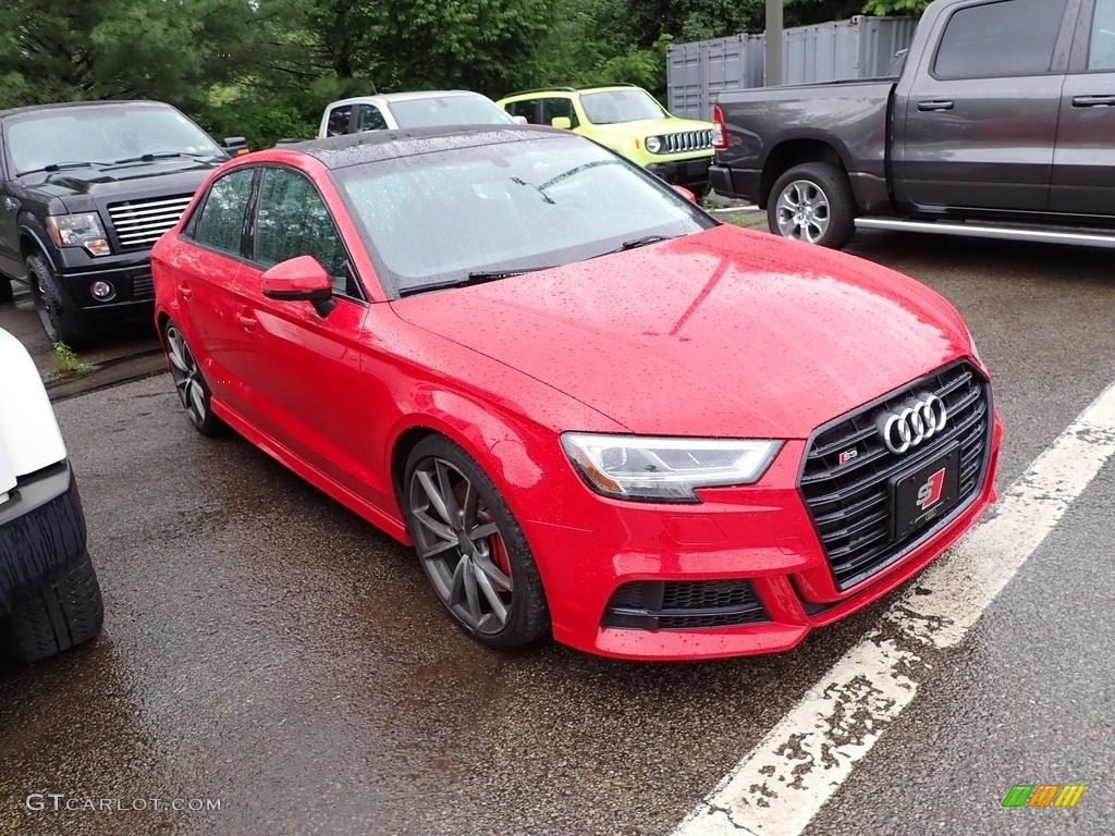 Tango Red Metallic 2018 Audi S3 2.0T Premium Plus Exterior Photo #146279668