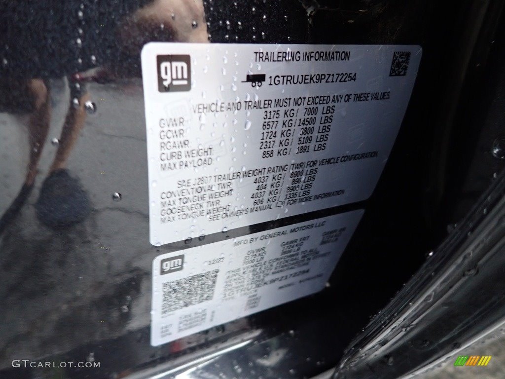 2023 Sierra 1500 Pickup - Titanium Rush Metallic / Jet Black photo #30