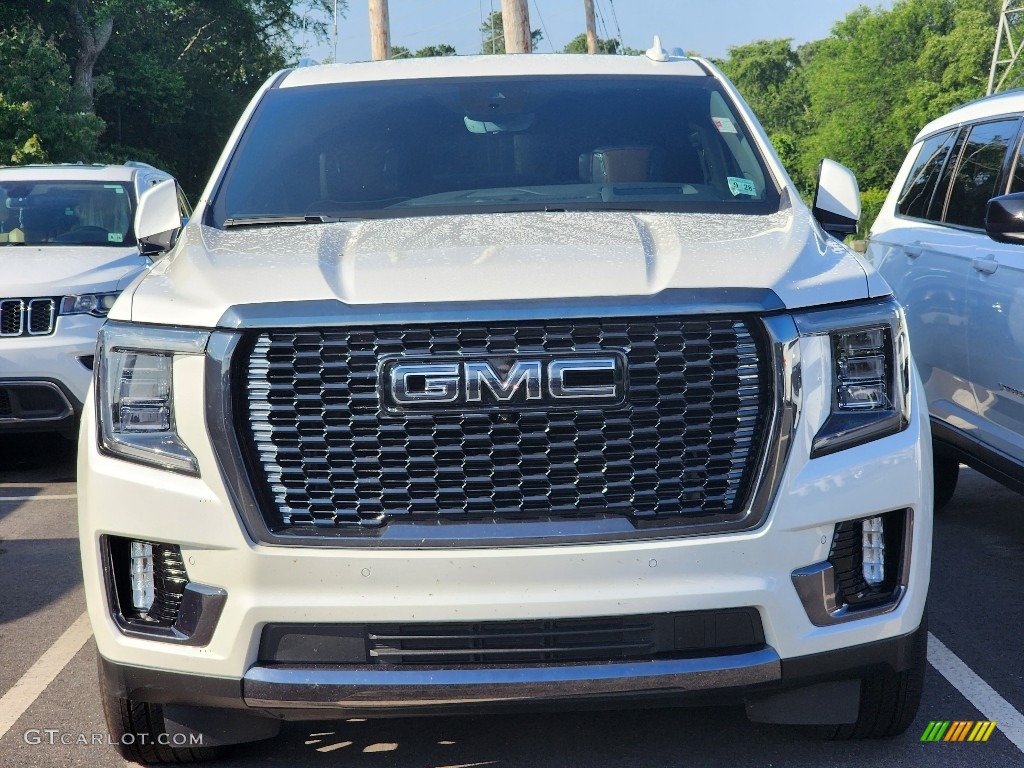 2023 Yukon Denali 4WD - White Frost Tricoat / Alpine Umber photo #2