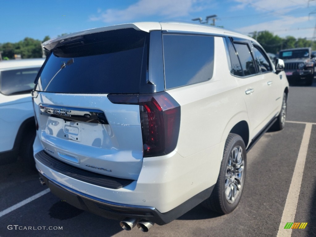 2023 Yukon Denali 4WD - White Frost Tricoat / Alpine Umber photo #3