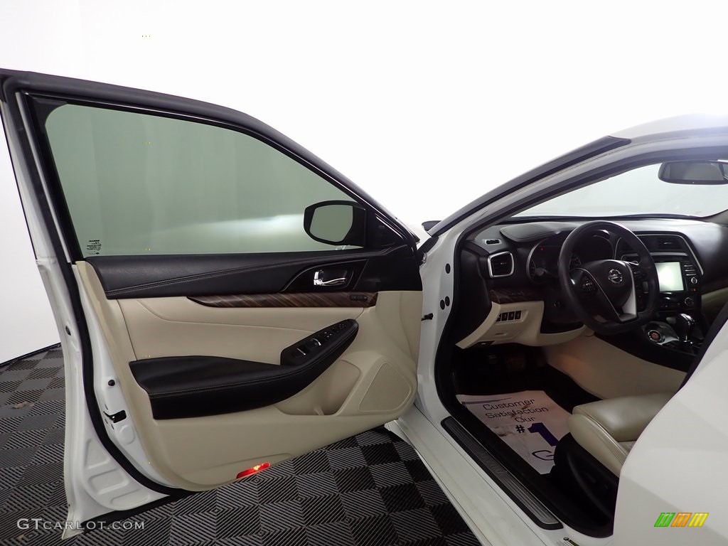 2016 Maxima Platinum - Pearl White / Cashmere photo #14