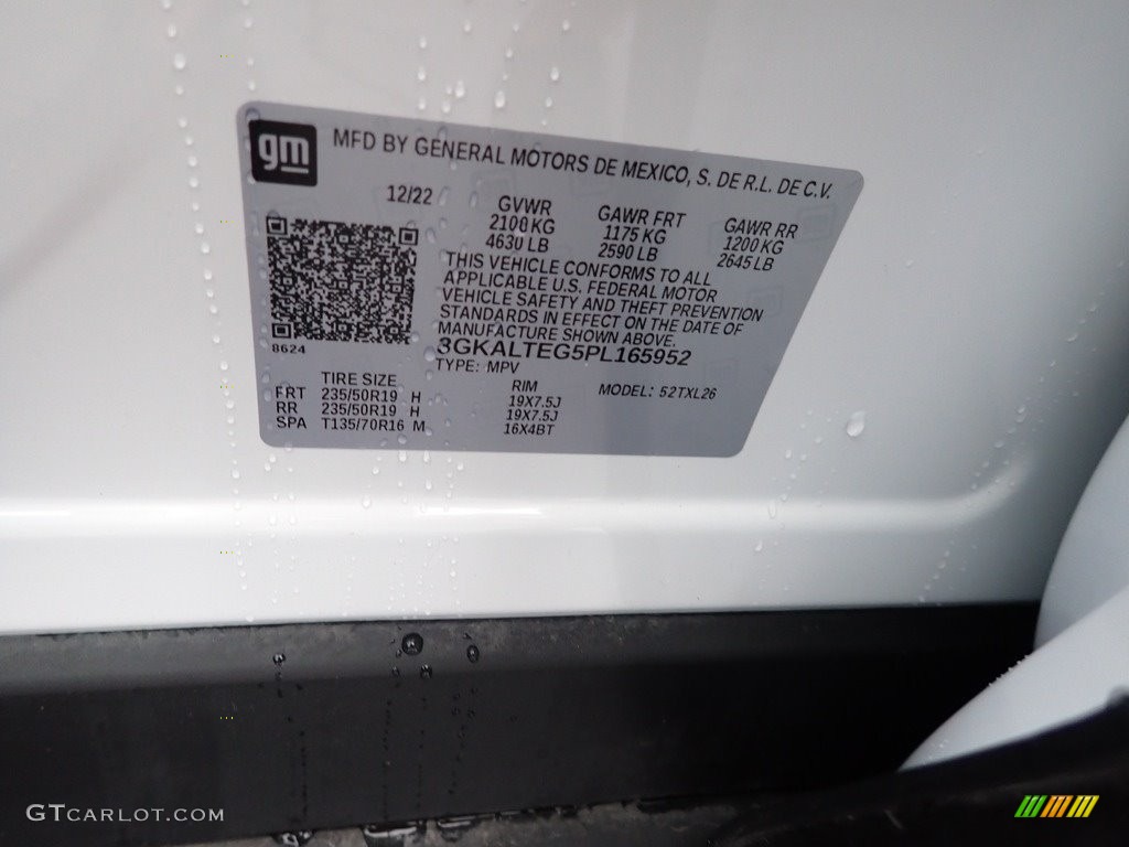 2023 Terrain SLE AWD - Summit White / Jet Black photo #30