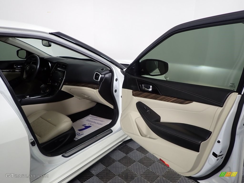 2016 Maxima Platinum - Pearl White / Cashmere photo #28
