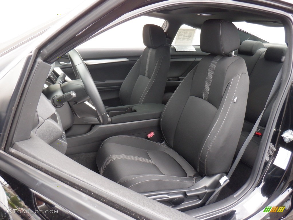 Black Interior 2020 Honda Civic EX Coupe Photo #146280958
