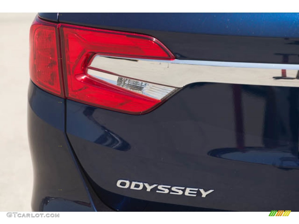 2019 Odyssey EX-L - Obsidian Blue Pearl / Gray photo #10