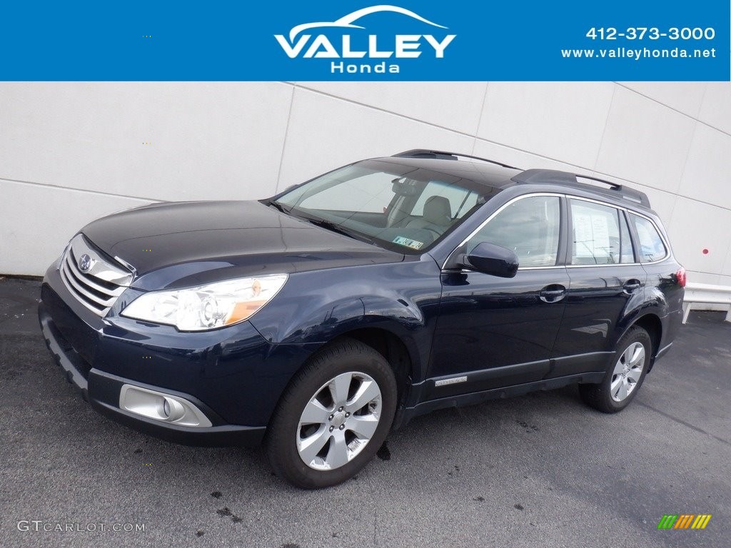 2012 Outback 2.5i - Deep Indigo Pearl / Warm Ivory photo #2