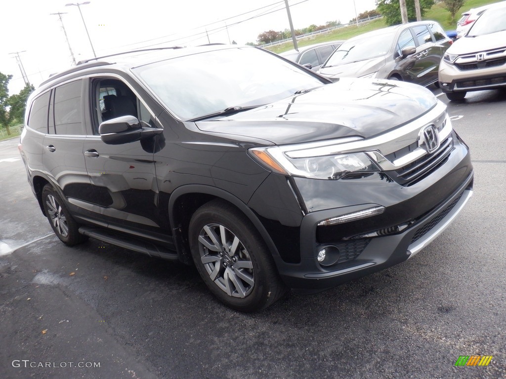 Crystal Black Pearl 2020 Honda Pilot EX-L AWD Exterior Photo #146281384