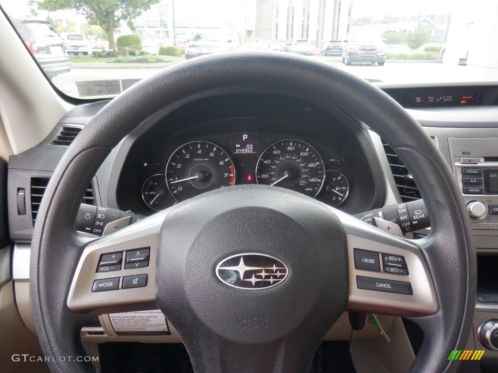 2012 Outback 2.5i - Deep Indigo Pearl / Warm Ivory photo #17