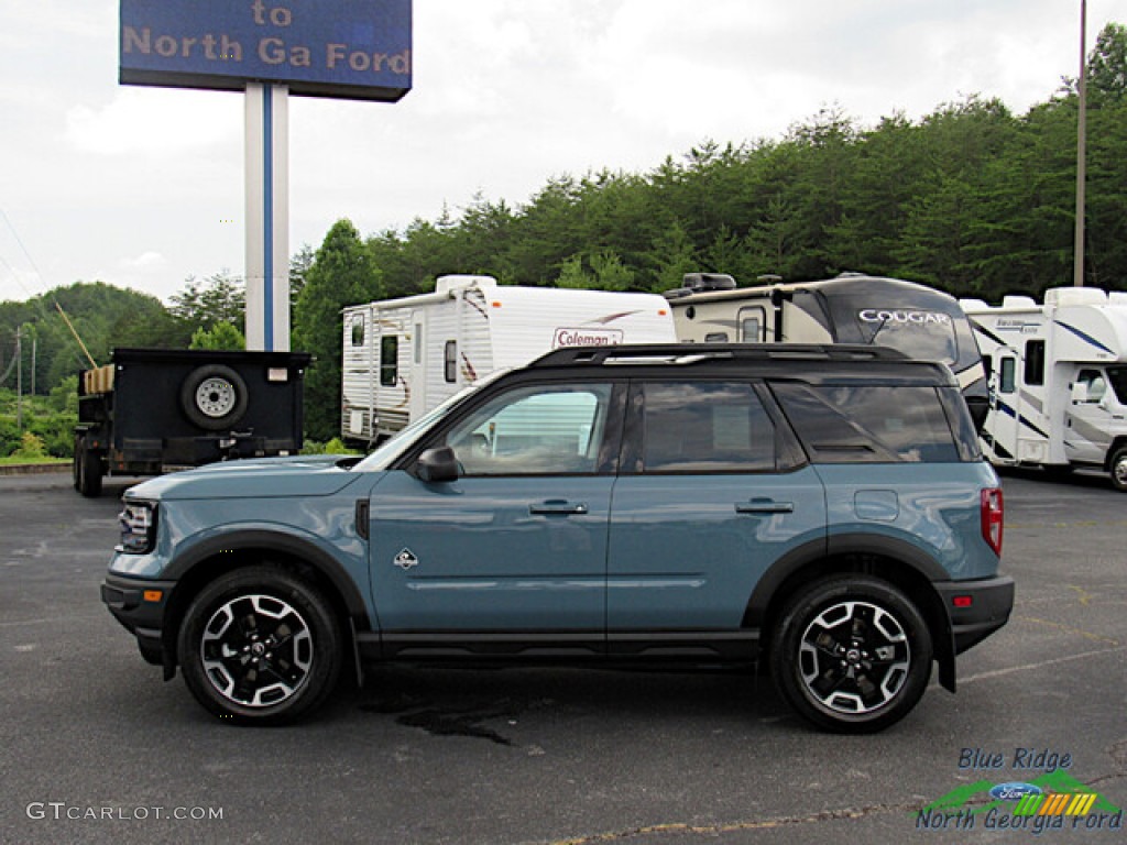 2023 Bronco Sport Outer Banks 4x4 - Area 51 / Ebony/Roast photo #2