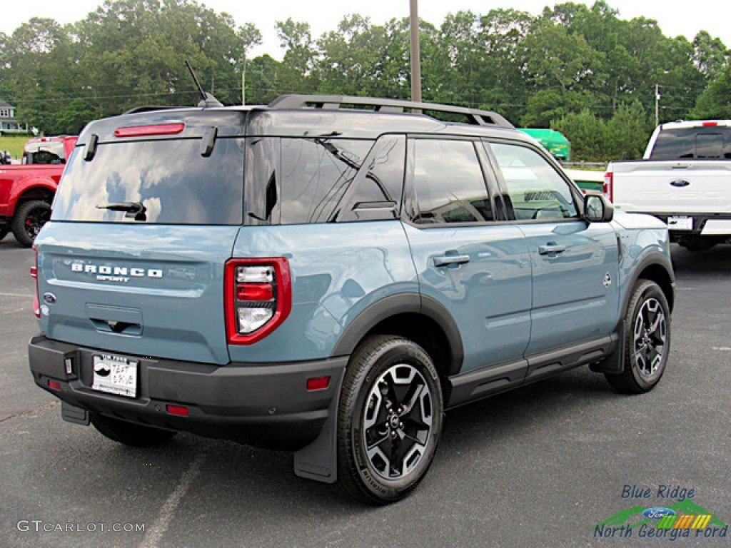 2023 Bronco Sport Outer Banks 4x4 - Area 51 / Ebony/Roast photo #5