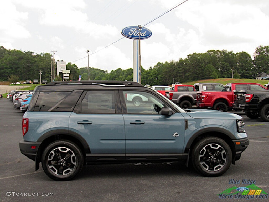 2023 Bronco Sport Outer Banks 4x4 - Area 51 / Ebony/Roast photo #6