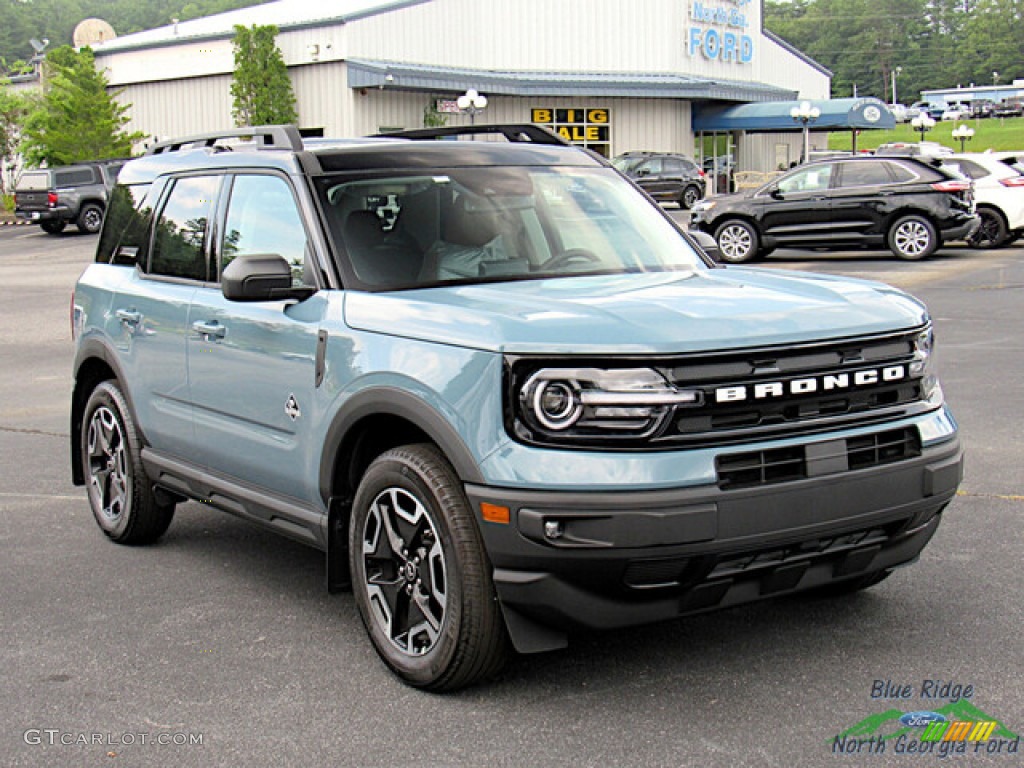 2023 Bronco Sport Outer Banks 4x4 - Area 51 / Ebony/Roast photo #7