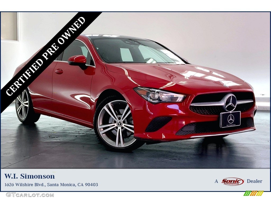 2020 CLA 250 Coupe - Jupiter Red / Black photo #1