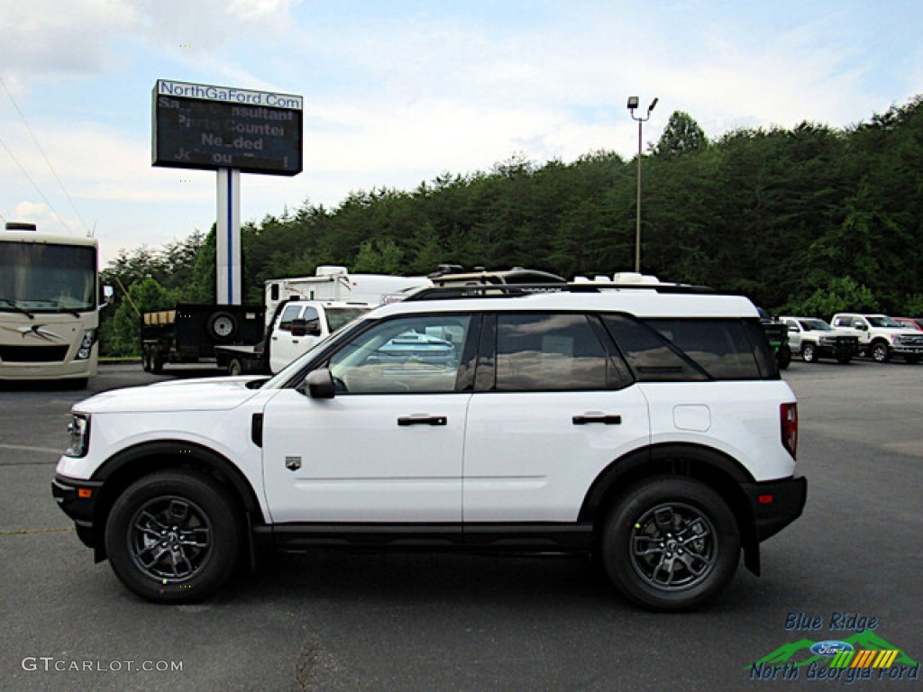 2023 Bronco Sport Big Bend 4x4 - Oxford White / Medium Dark Slate photo #2
